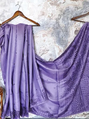 Rosewood Peacock Saree